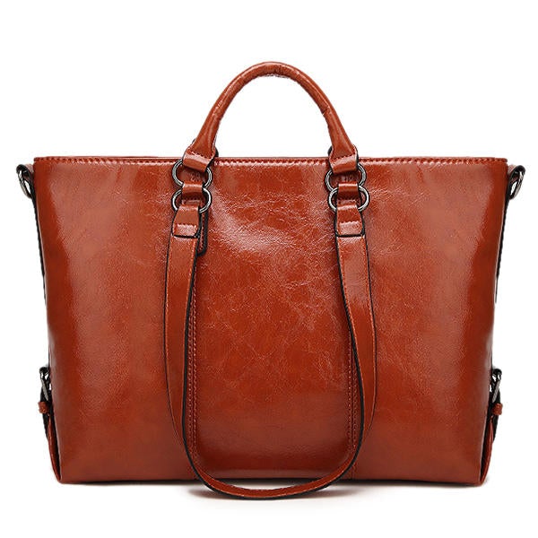 women fashion minimalist handbag leisure business shoulder tote bag