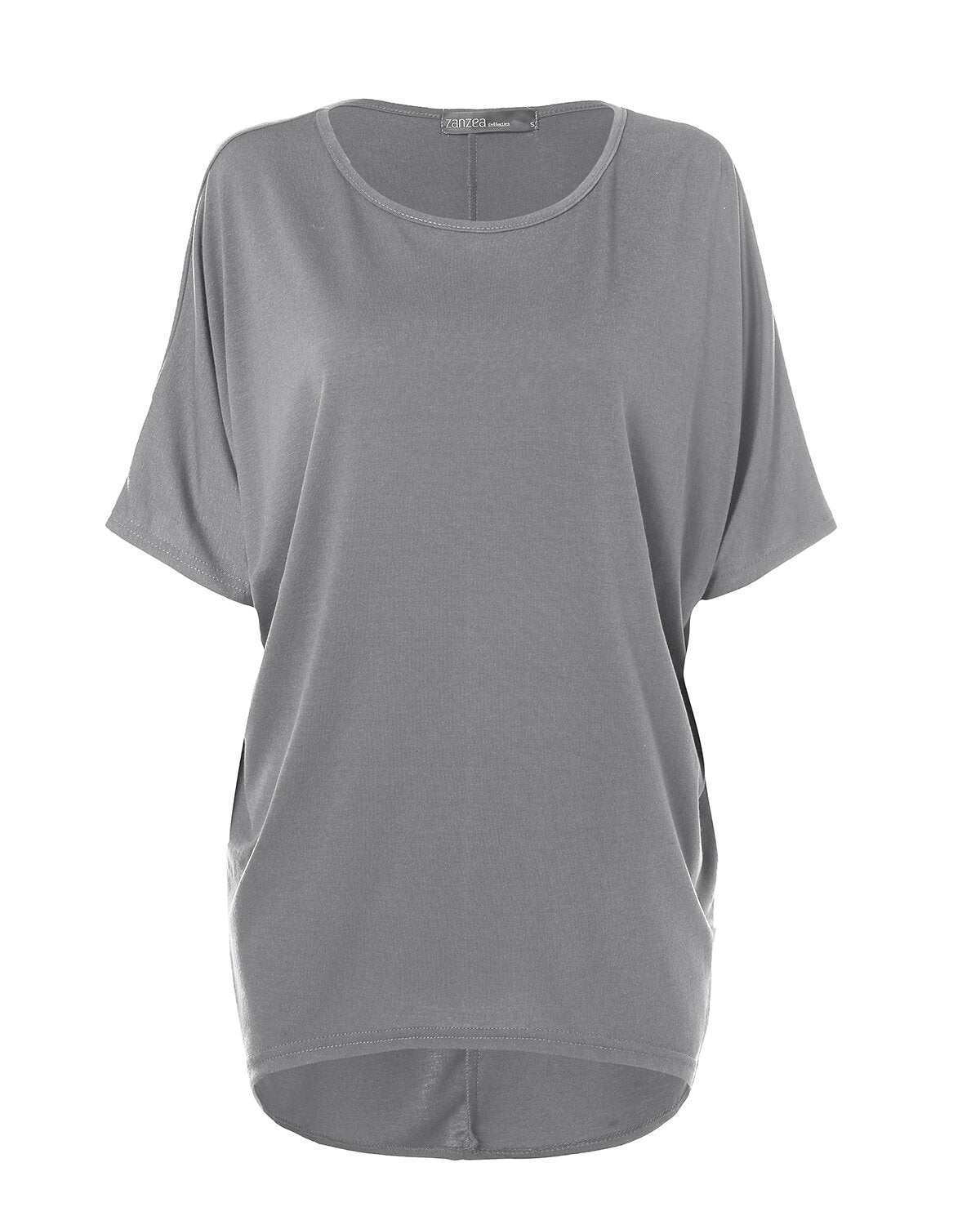 Women Half Sleeve Loose Baggy Tops Pullover Casual Blouse