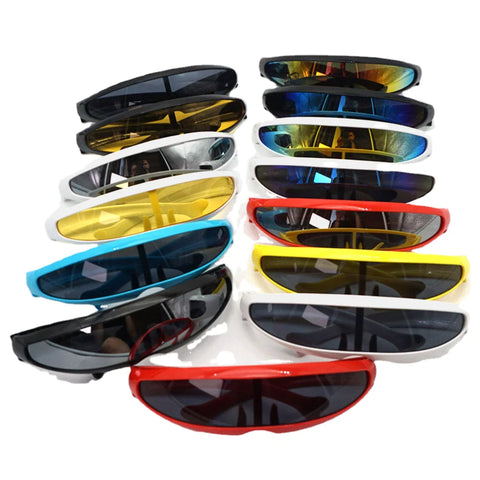Men One-piece Personality Space Robot SF Movie Fashion Cool Sunglasses