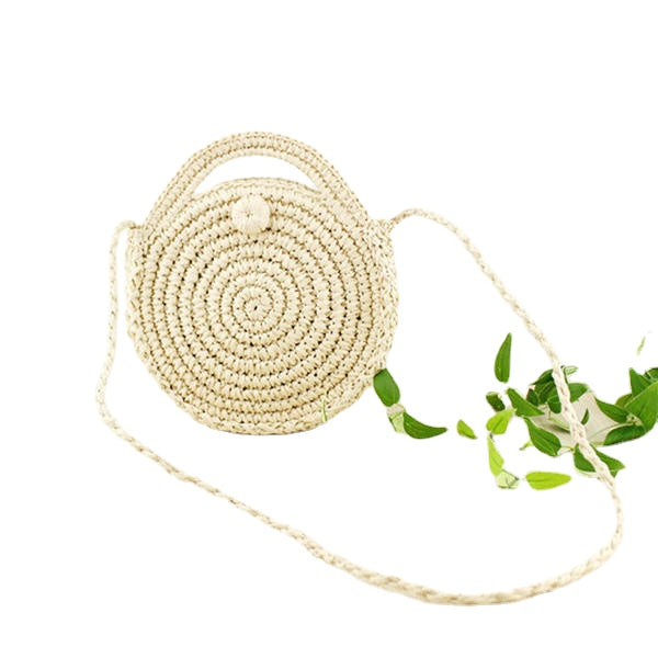 Women Straw Canteen Light Crossbody Bag Phone Beach Bags