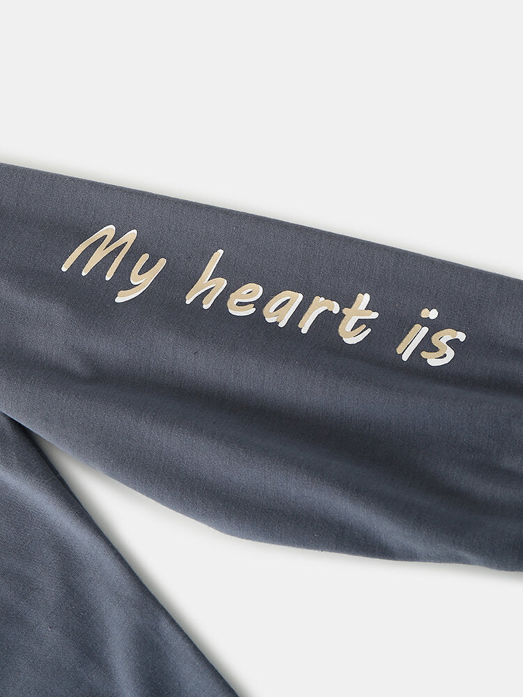 Women's Cartoon Rat Print Loose Jogging Pants Pajamas