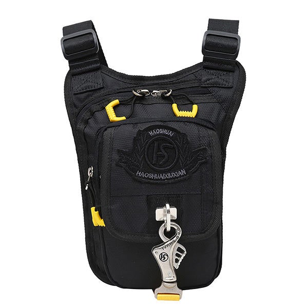 Men Waterproof Multifunctional Outdoor Sport Riding Climbing Leg Bag Chest Shoulder Crossbody