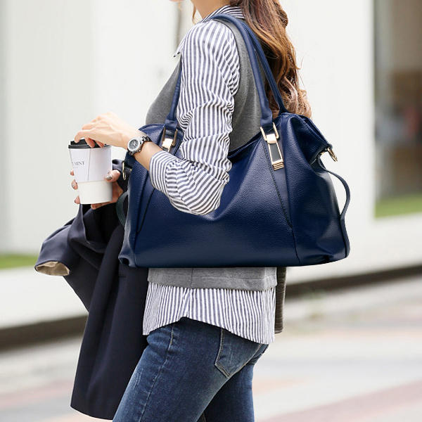 Women PU Leather Elegant Daily Handbag Shoulder Bag Crossbody
