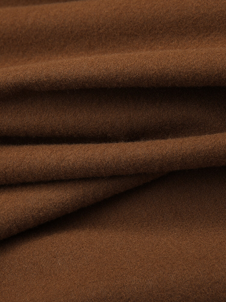 Women Solid Casual Leather Ankle Length Street Fashion Fitting Skirts