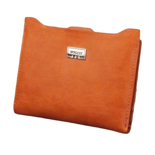 Women Genuine Leather Wallet Small Zipper Pu Coin Card Holder Purse