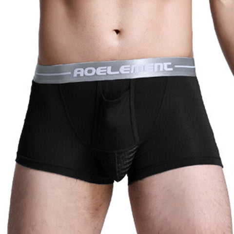 Mens Modal U Convex Separation Physiological Boxers Briefs Health Care Casual Underwear