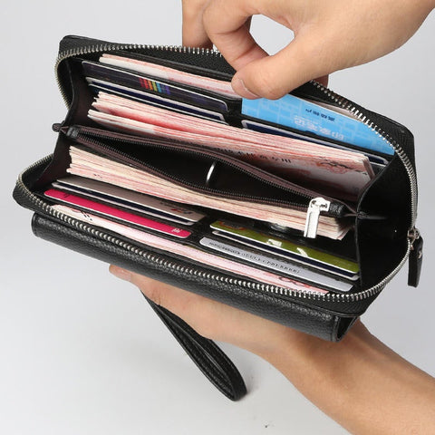 Business CasualMulti Card Holder Wallet Clutch Bag Phone For Men