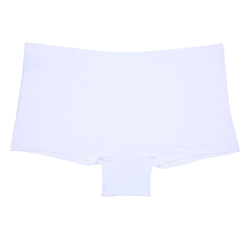 Plus Size Ice Silk Seamless Stretchy Women Panties