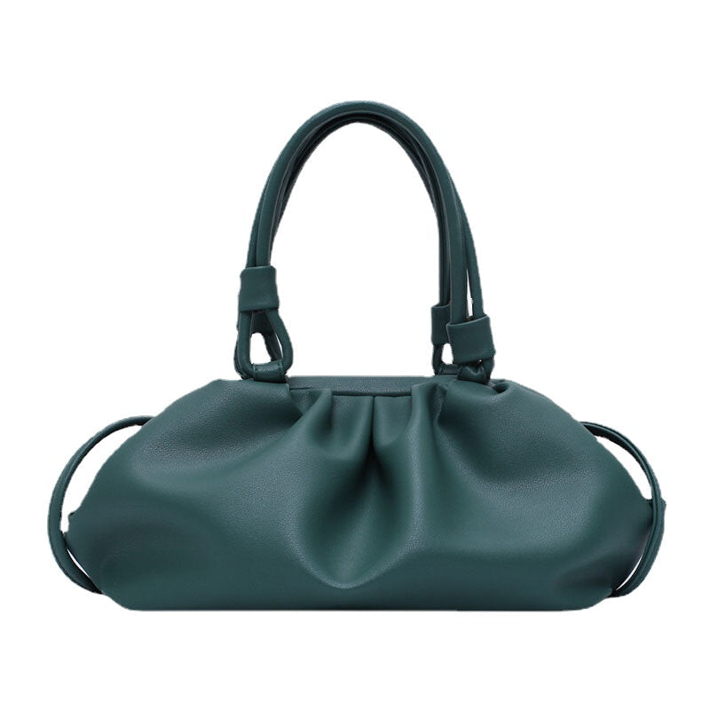 Women Solid Pouch Fashion Crossbody Bag Clutch Dumpling Ladies