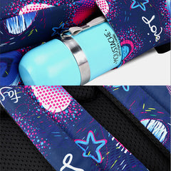Love Pattern School Bag 15.6'' Laptop Backpack Rucksack Daypack