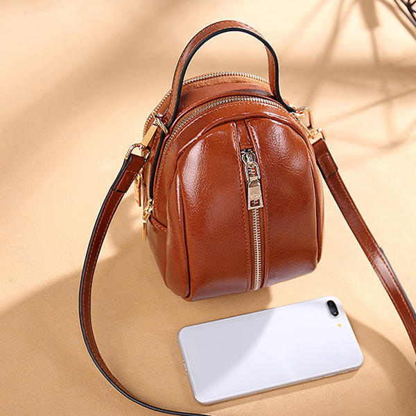 Women Faux Leather Wild Crossbody Bag Fashion Shell Bag Shoulder Bag Handbag