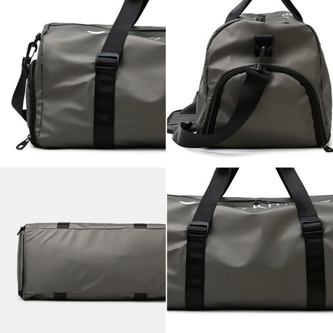 Women Dacron Fabric Casual Large Capacity Travel Bag Wet and Dry Separation Design Crossbody Bag