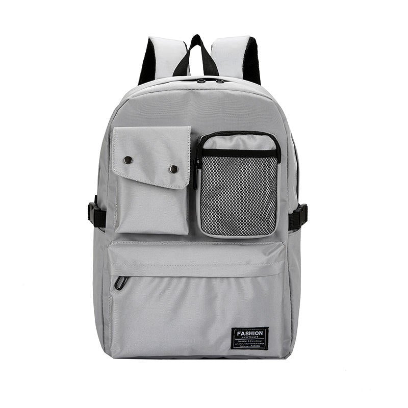 Outdoor Canvas Casual Large Capacity Backpack Tavel Bag For Men And Women