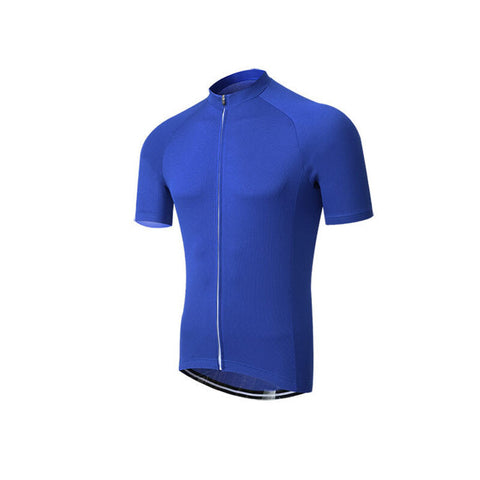 3D Anti-UV Summer Cycling Clothing Solid Color Top Reflective Strip Design Breathable And Comfortable Sports Short-Sleeved Tops For Men