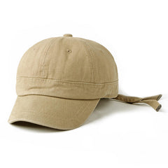 Men Women Washed Cotton Baseball Cap Outdoor Leisure Adjustable Peaked Dad Hat