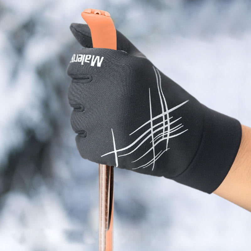 Winter Warm Touch Screen Gloves Velvet Waterproof Non-Slip Skiing Cycling Gloves