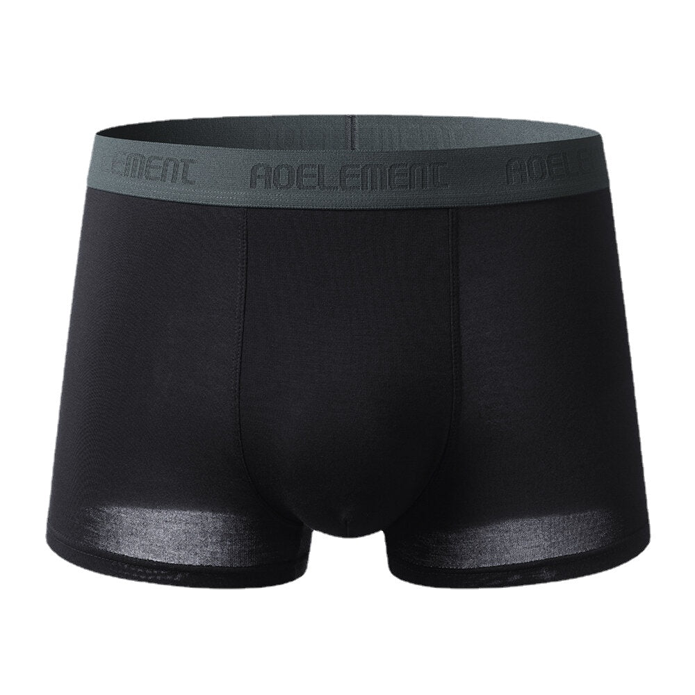 Mens Fatty Big Size Modal U Convex Boxer Briefs