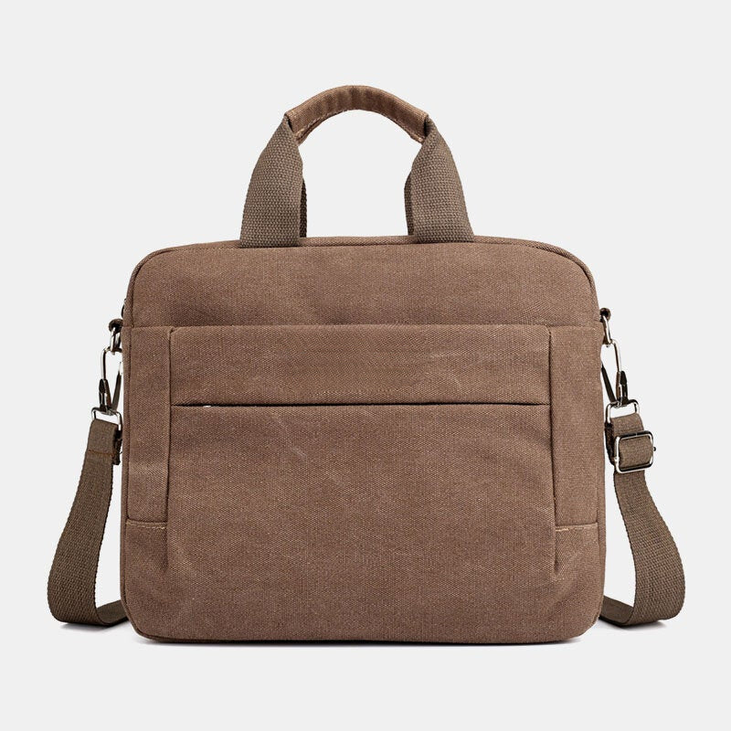 Men's Canvas Crossbody Shoulder Bag for Business