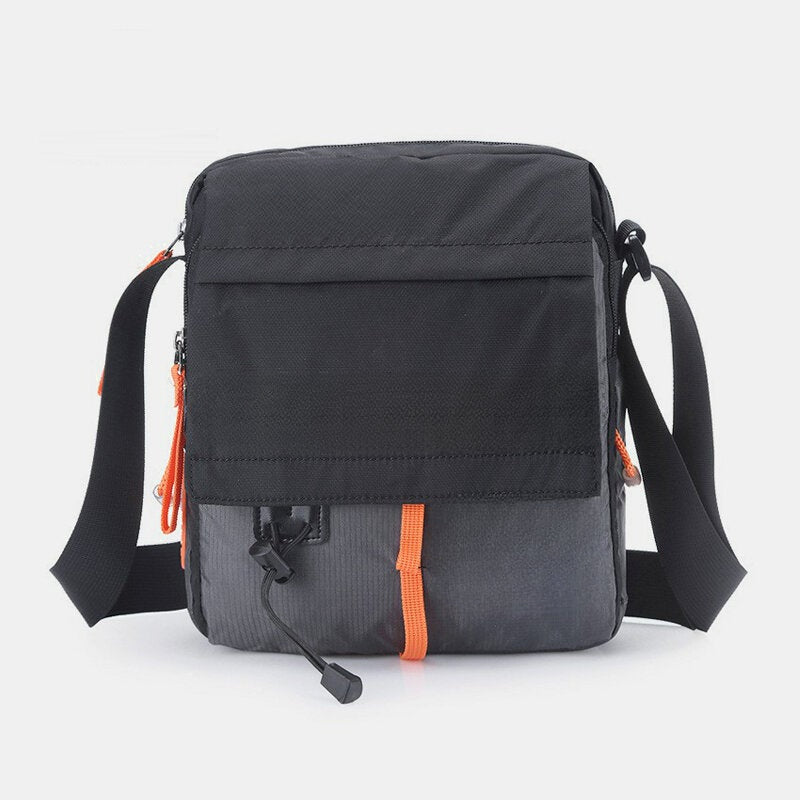 Men's Waterproof Nylon Crossbody Travel Bag for Outdoor Use