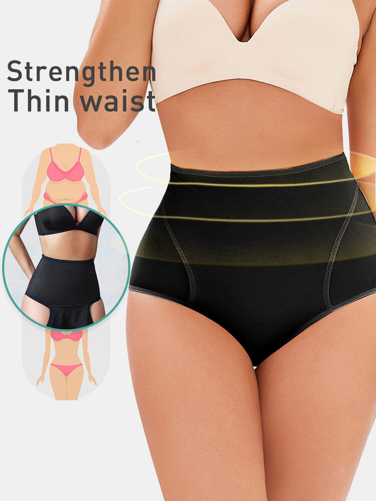 Plus Size Women Abdomen Control Hip Lift Panty High Waist Shapewear