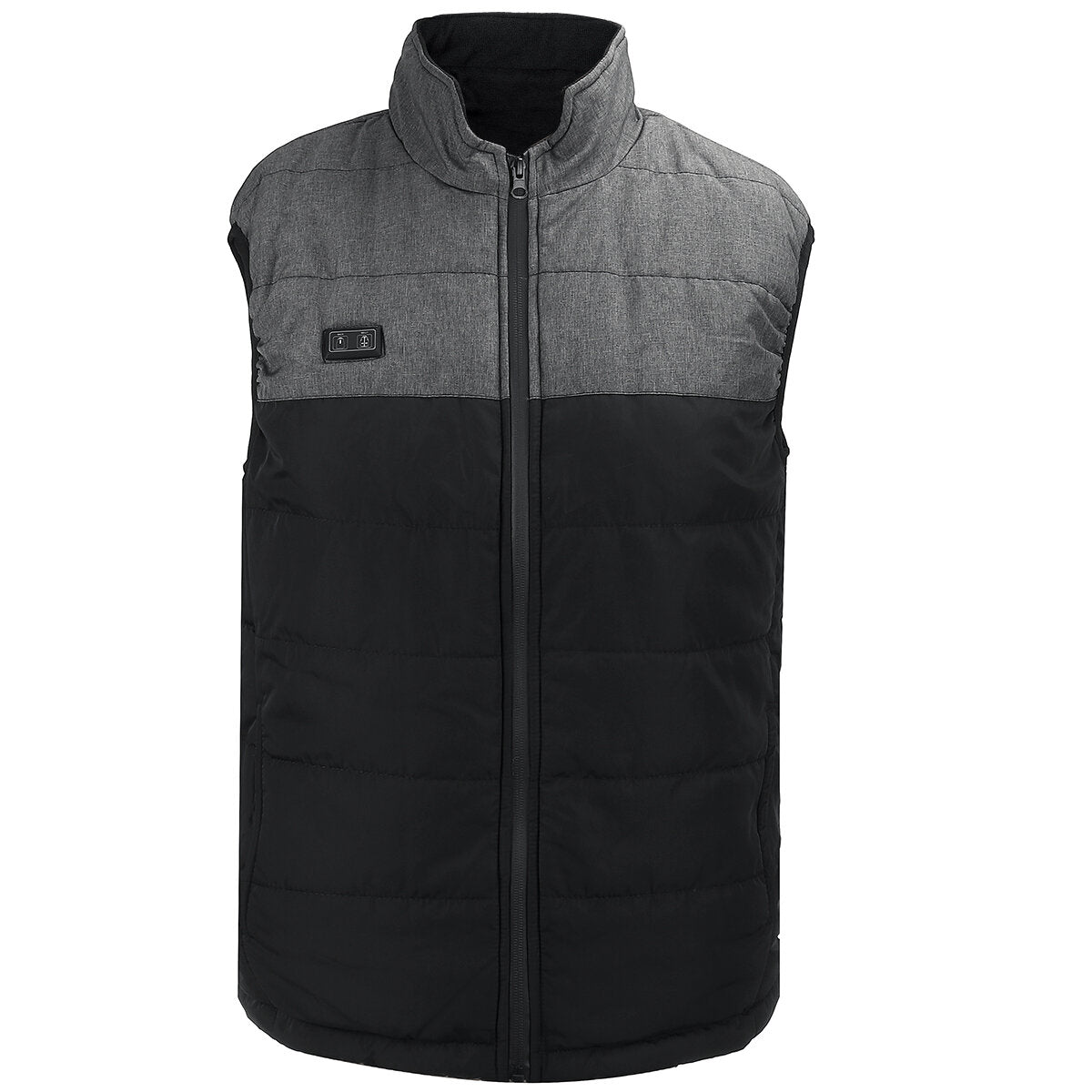 Men's Lightweight Heated Vest - Four Zone Electric Heating, Windproof, Winter Warmth