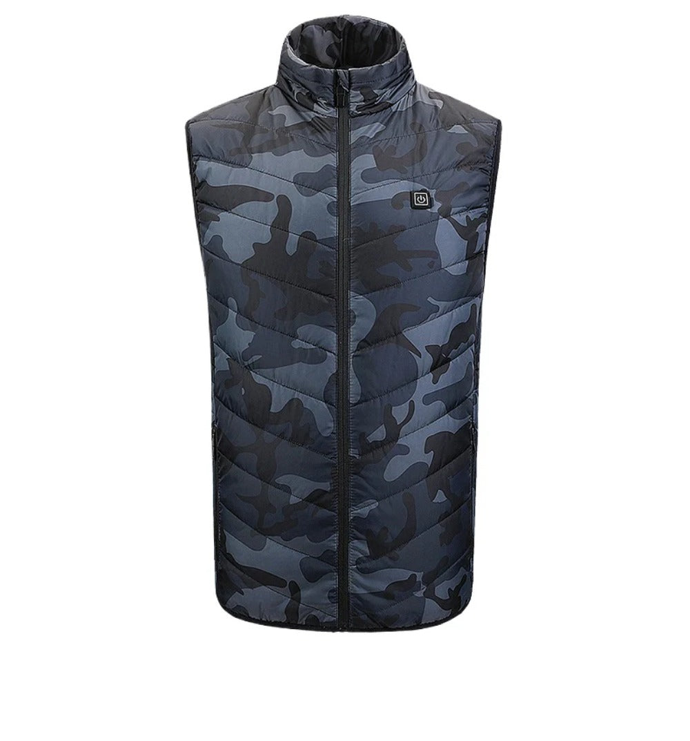 Heated Vest 13 Heating Areas Oversized Women Men Winter Vest Self Heating Vest Usb Electric Thermal Vest Jacket Outdoor Veste