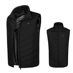 USB Heated Vest - Electric Warm Jacket for Men & Women, Winter Thermal Coat