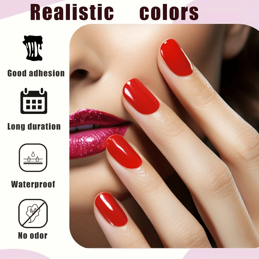 24pcs 4th of July Nail Art Set - Flag & Star Designs - Quick-Apply Short Square Nails for Women & Girls