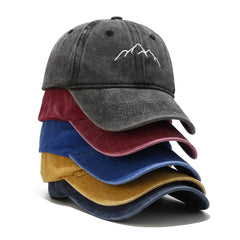 Neutral Cotton Outdoor Sports Washed Old Mountaineering Fishing Hat Sunscreen Sunshade Baseball Cap