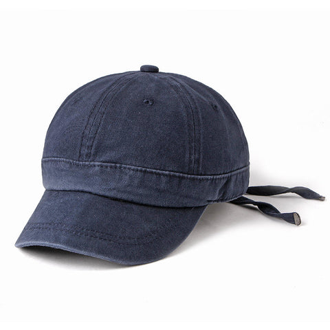 Men Women Washed Cotton Baseball Cap Outdoor Leisure Adjustable Peaked Dad Hat