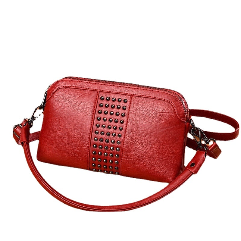 Women Multi-pocket Crossbody Bag Large Capacity Detachable Strap Shoulder Handbag