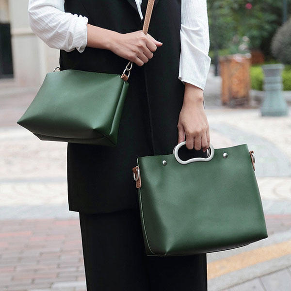 Women PU Leather Crossbody Bag Casual Picture Package