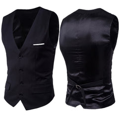 Men'S Business Casual Slim Vests Suits