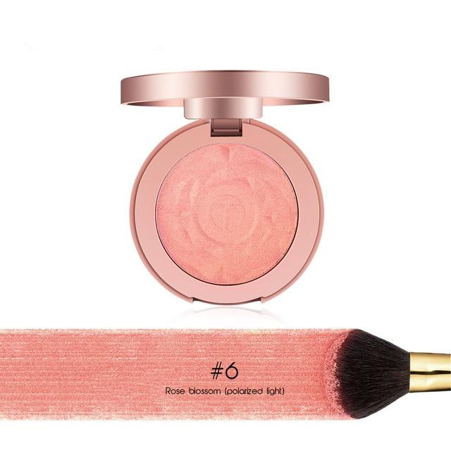 Face Blusher Powder Rouge Makeup Cheek Blusher Powder - Sheseelady