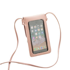 Women Hollow Out Touch Screen 6.3 inch Phone Shoulder Crossbody Bag