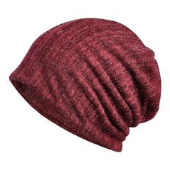 Hollow Breathable Beanie Hat Sunscreen Thin Scarf Hat Dual-use Cap