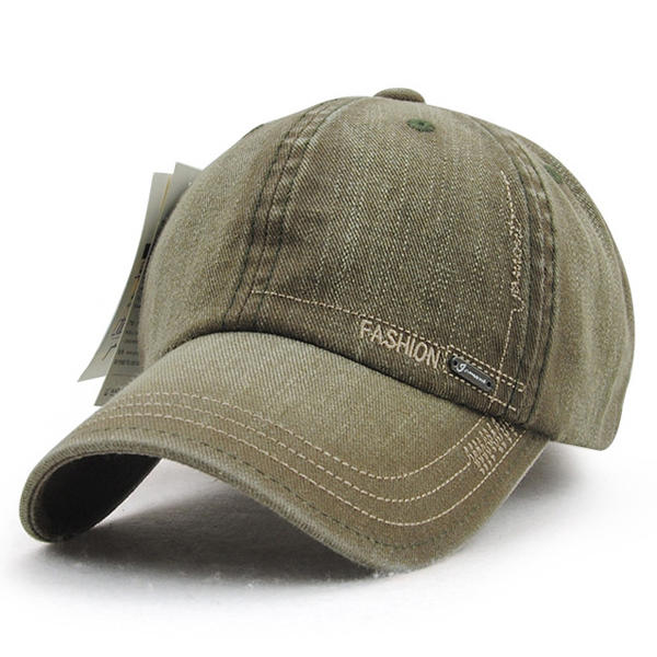 Unisex Cotton Washed Denim Baseball Cap Vintage Adjustable Golf Snapback Hat
