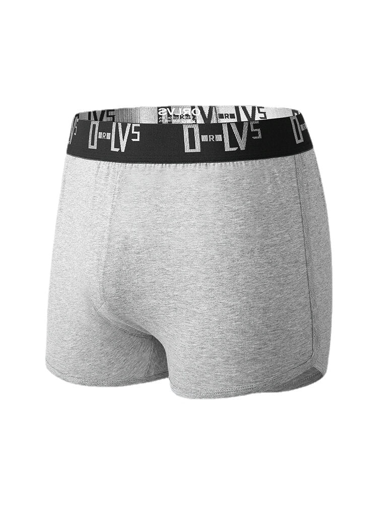 Mens Cotton Plain Loose Breathable Thin Home Elastic Mid Waist Shorts Boxers