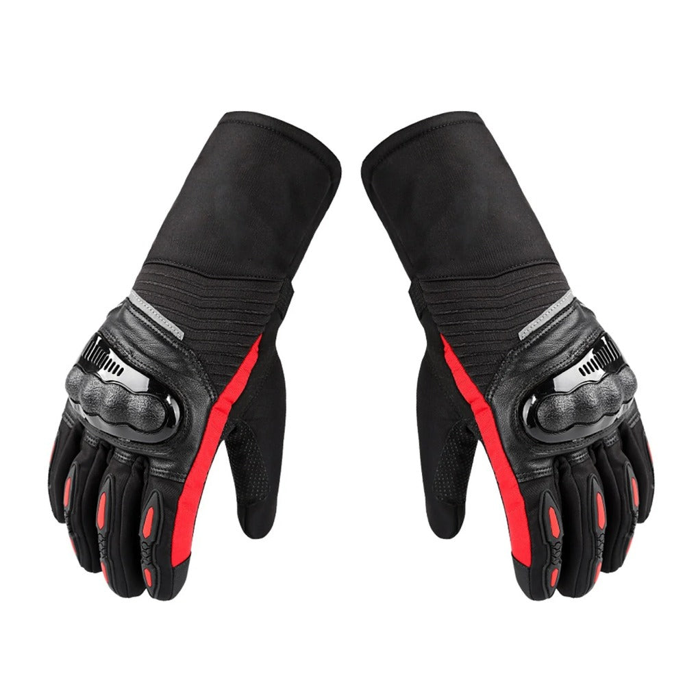 Waterproof Winter Motorcycle Gloves - Warm, Cold Weather Riding Gear