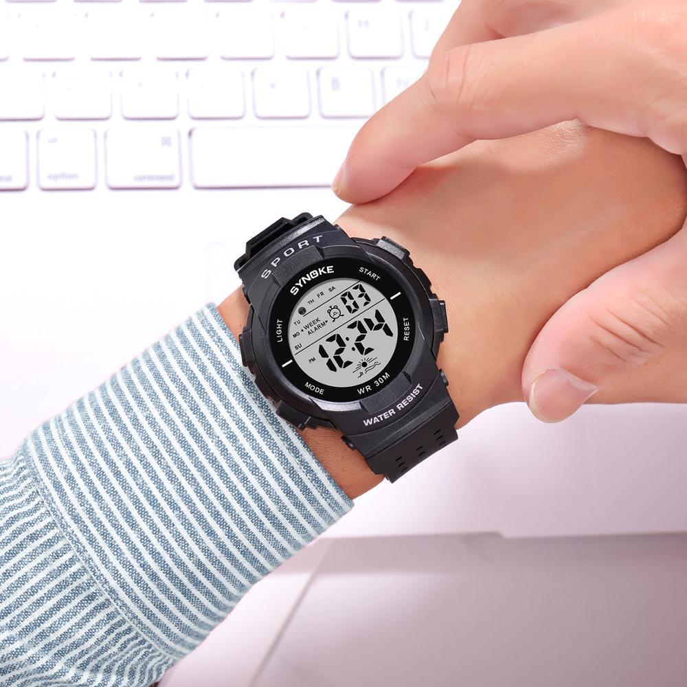 3ATM Waterproof EL light Multiple function Colorful LED Sport Digital Watch