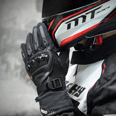 Waterproof Winter Motorcycle Gloves - Warm, Cold Weather Riding Gear