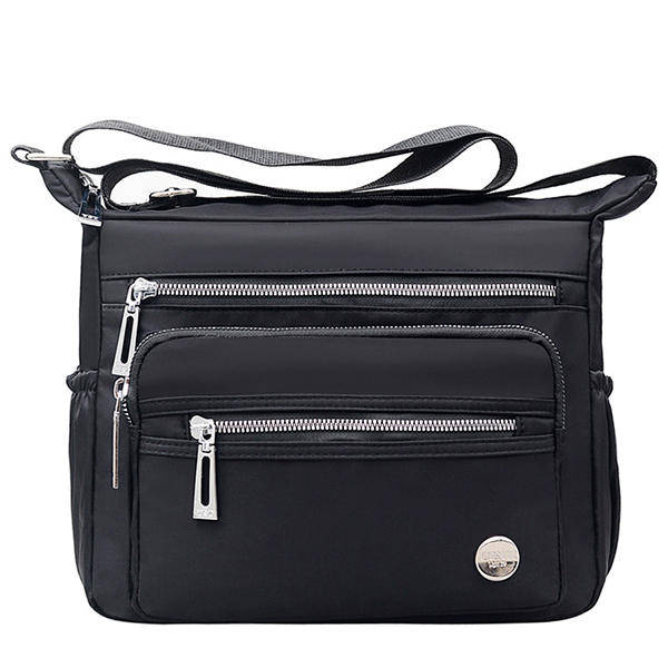 Women Nylon Multi-layer Mummy Bag Shoulder Messenger Crossbody