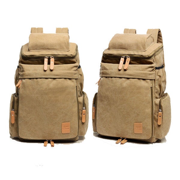 Men Women Large Capacity School Laptop Backpack Canvas Casual Backpack