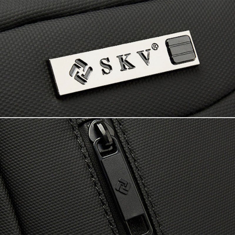 Men Fashion USB Charging Design Breathable Chest Bag Casual Travel Back Anti-theft Phone Pocket Crossbody Shoulder