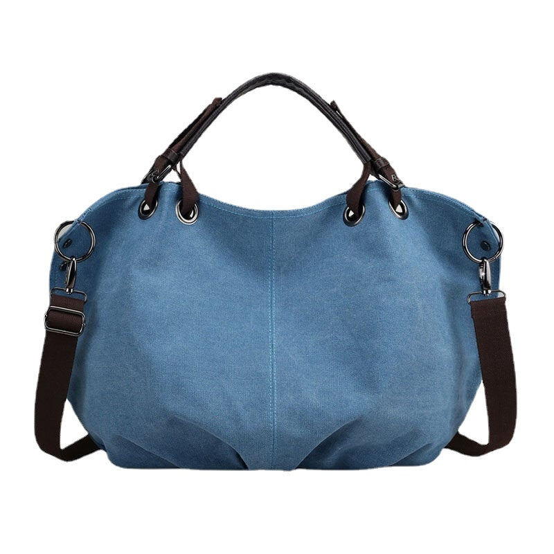 women canvas vintage handbag shoulder bag for outdoor