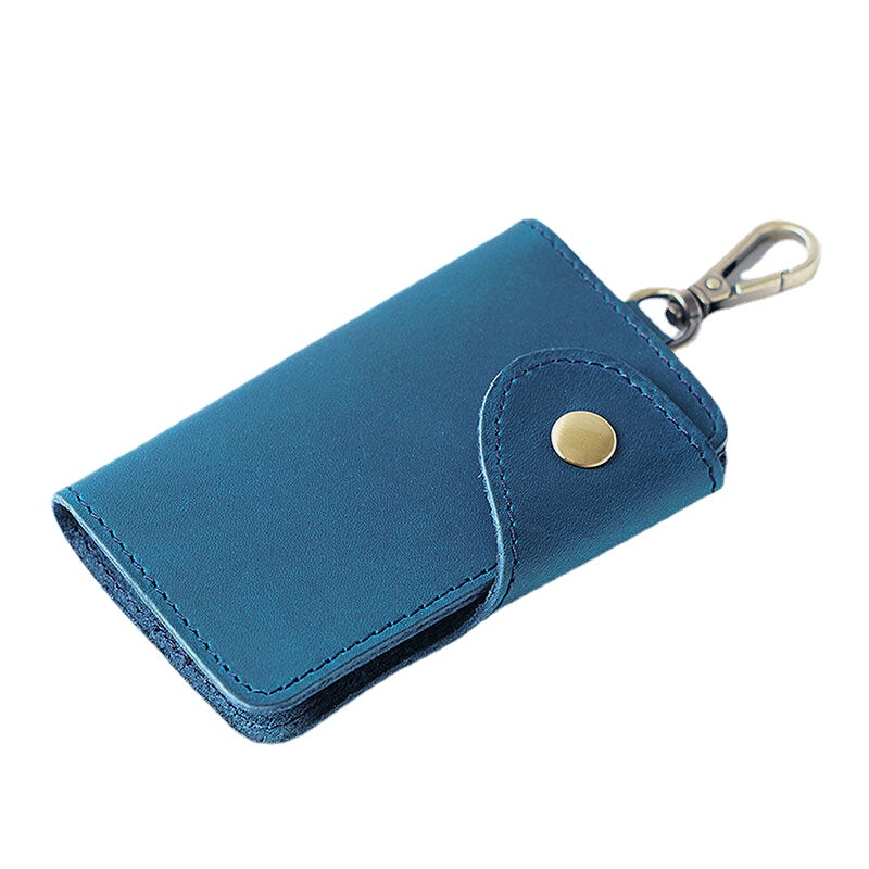 Men Genuine Leather Vintage Unisex Mulit-functional Waist Hanging Key Bag Durable Coin Purse