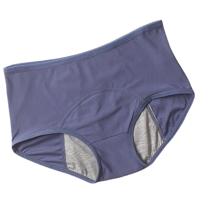 Women Period Underwear Heavy Flow Leak Proof Menstrual Panties Cotton Postpartum Bleeding Brief