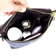 Genuine Leather Tassel Mini Shoulder Bags Vintage Hasp Crossbody Bags 5.5'' Phone Bags