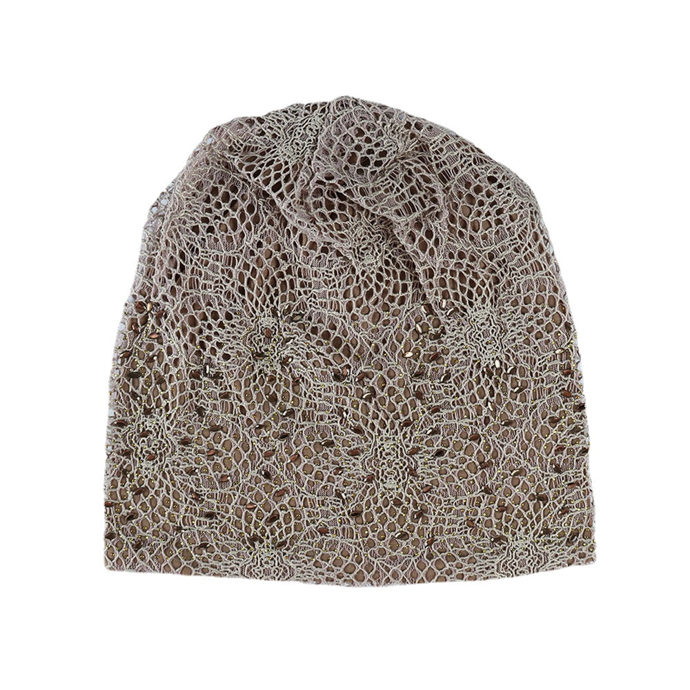 New Knitting Cutout Beanie Hat Breathable Caps