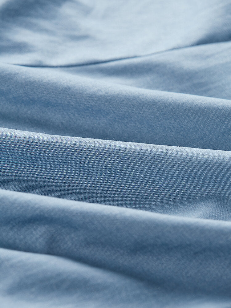 Women Solid Color Ruffle Pleated Off Shoulder Long Casual Jumpsuit